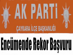 Çaykara'da Belediye Encümenliği İçin Rekor Başvuru 1