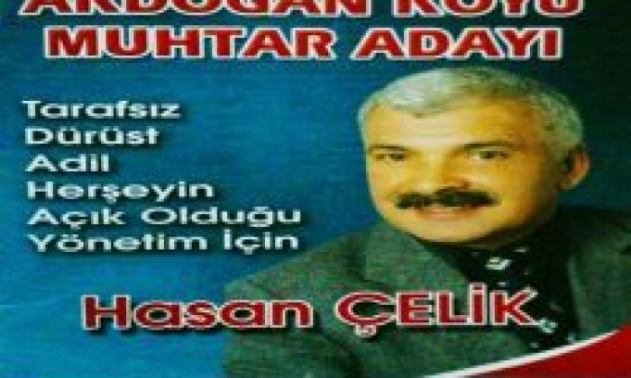 Akdoğan Köyü Muhtar Adayı Hasan Çelik