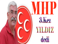 Recep Yıldız 3. Kez MHP Çaykara İlçe Başkanı Seçildi 1