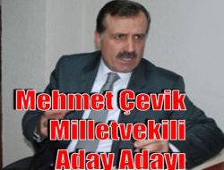Mehmet Çevik Aday Adayı 1