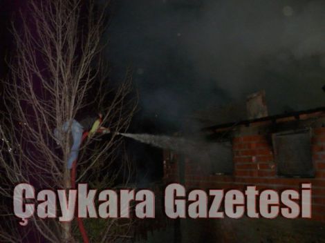 Şahinkaya Köyünde Yangın 4