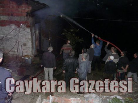 Şahinkaya Köyünde Yangın 6