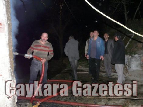 Şahinkaya Köyünde Yangın 8