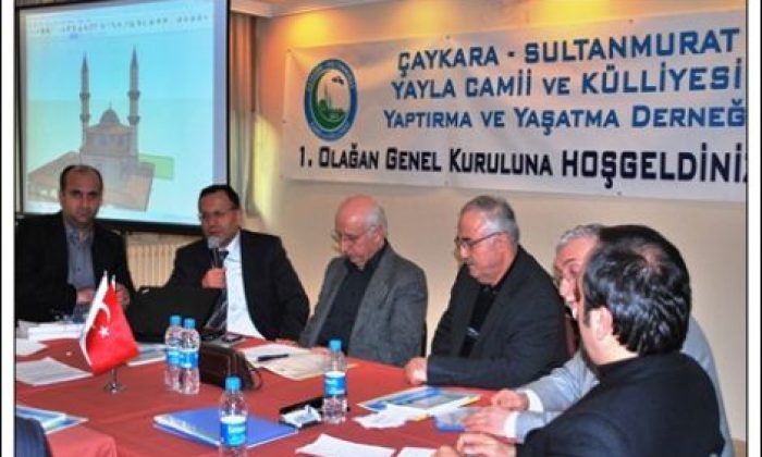 Sultanmurat Külliye Derneği Kongresini Yaptı
