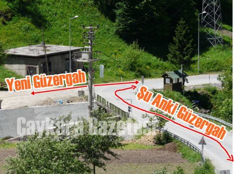 Uzungöl Yol Güzergahında Değişiklik 2