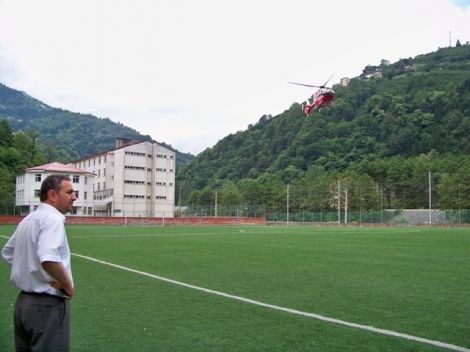Helikopter Ambulans Yetişti 2