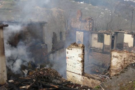 Maraşlı Köyünde Yangın 1